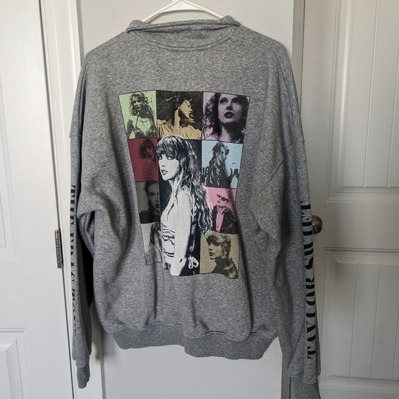 Taylor Swift Jackets & Blazers - AUTHENTIC Taylor Swift eras tour gray quarter zip size medium